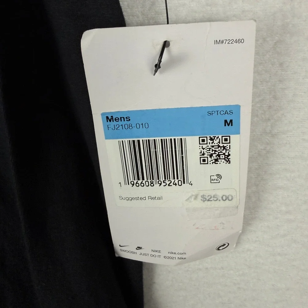 NEW Nike Mens M Peace Yin‎ Yang Graphic T-Shirt Black FJ2108-010